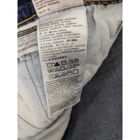 Levi's Jeans 505 Mens 36x32 Blue Regular Fit Straight Leg Denim Medium Wash - Picture 9 of 11